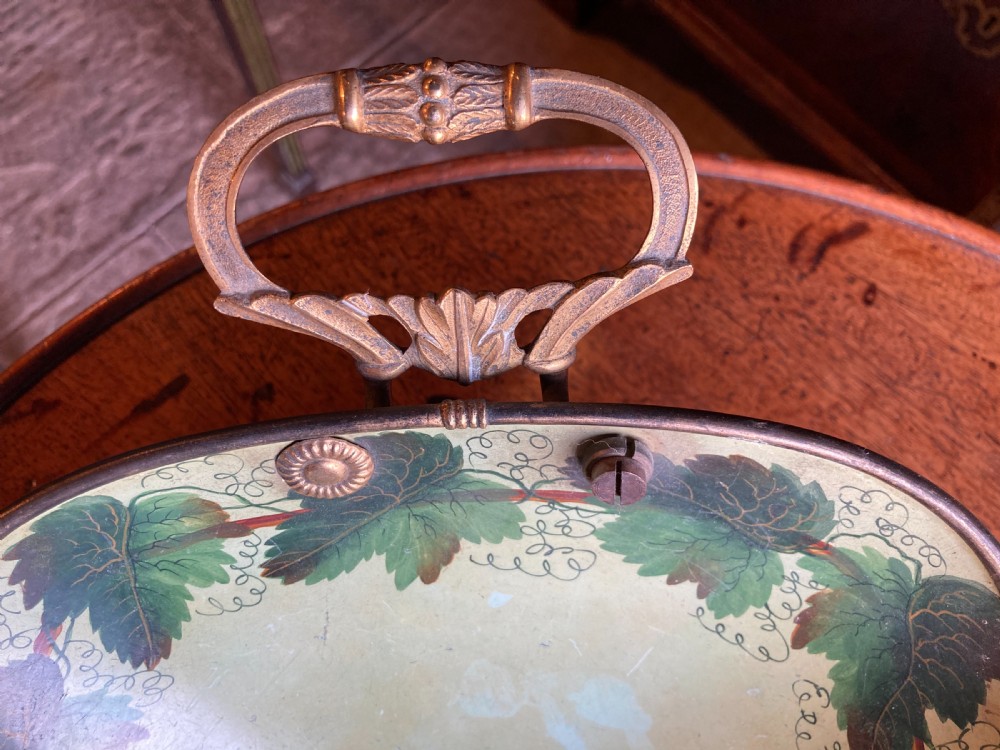 19th century decorative toleware fruit bowl View III