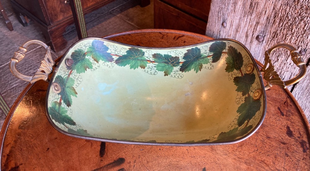 19th century decorative toleware fruit bowl View IV