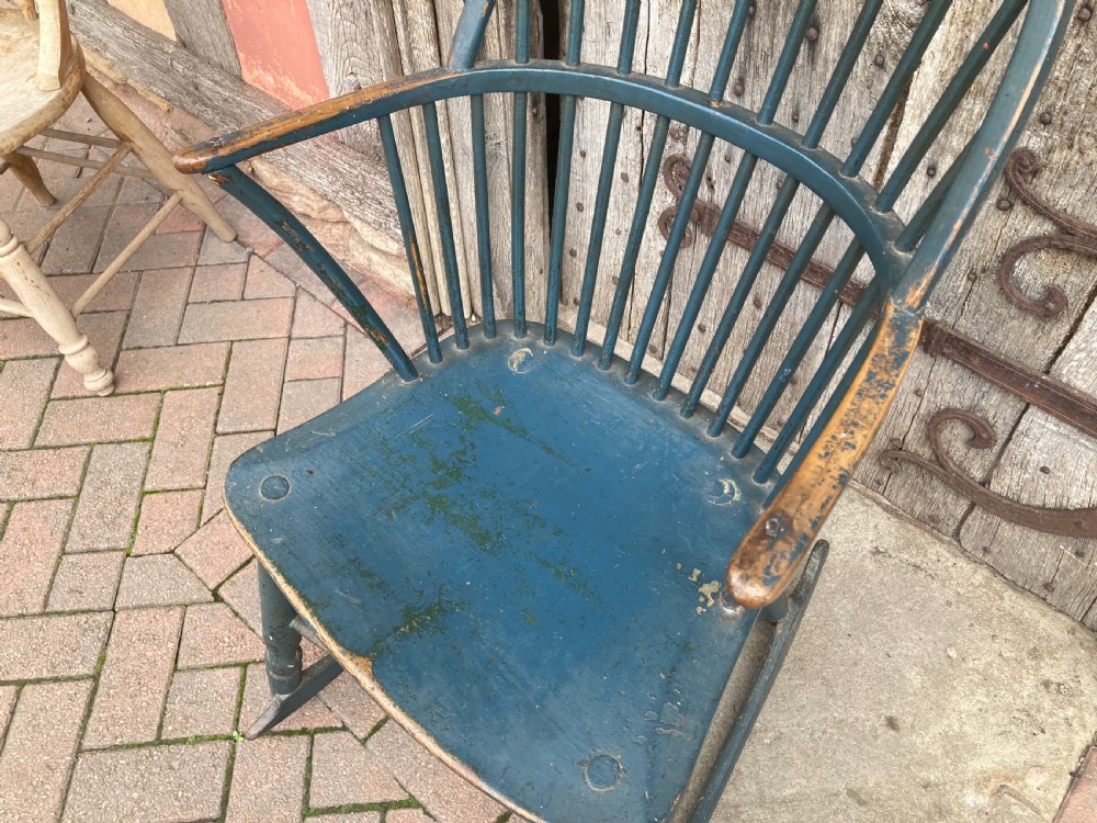 c 1800 painted Windsor chair attributable to Gillows of Lancaster View V