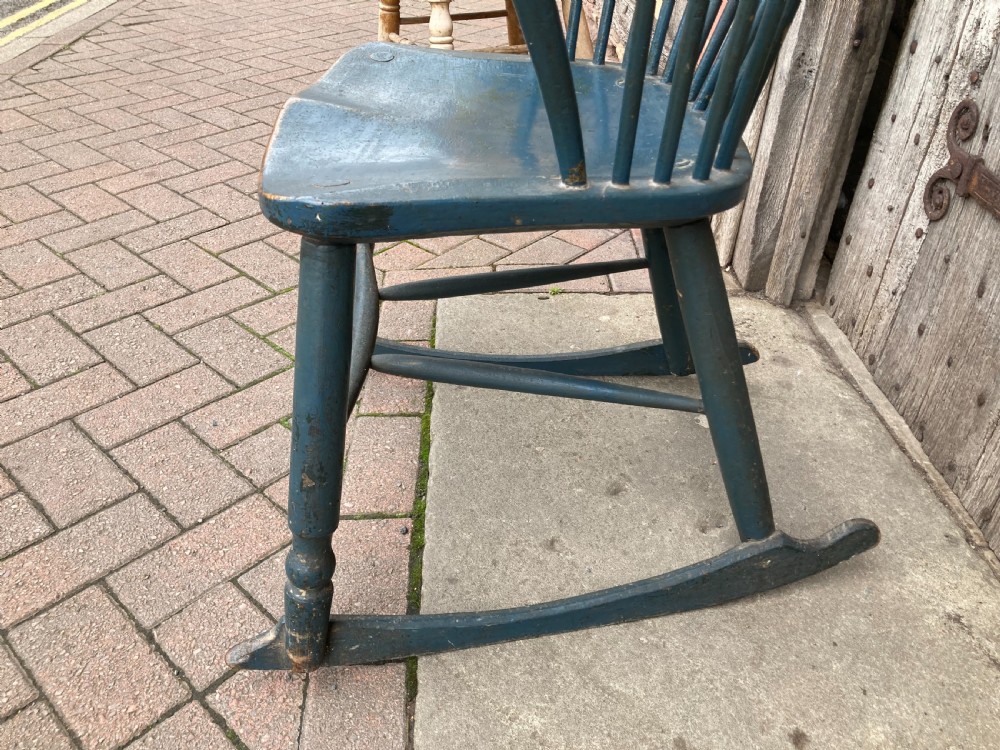 c 1800 painted Windsor chair attributable to Gillows of Lancaster View VI
