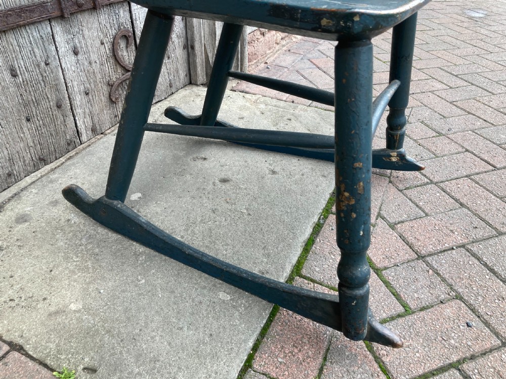 c 1800 painted Windsor chair attributable to Gillows of Lancaster View VII