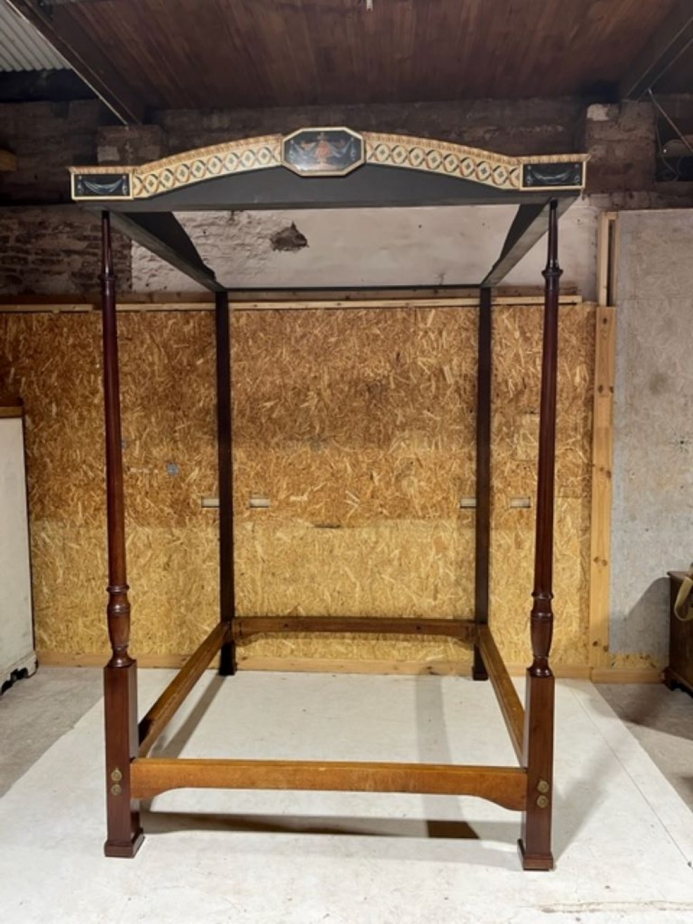 18th century 6ft Gillows four poster bed