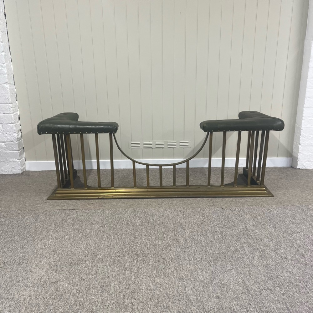 Edwardian Brass Club Fender