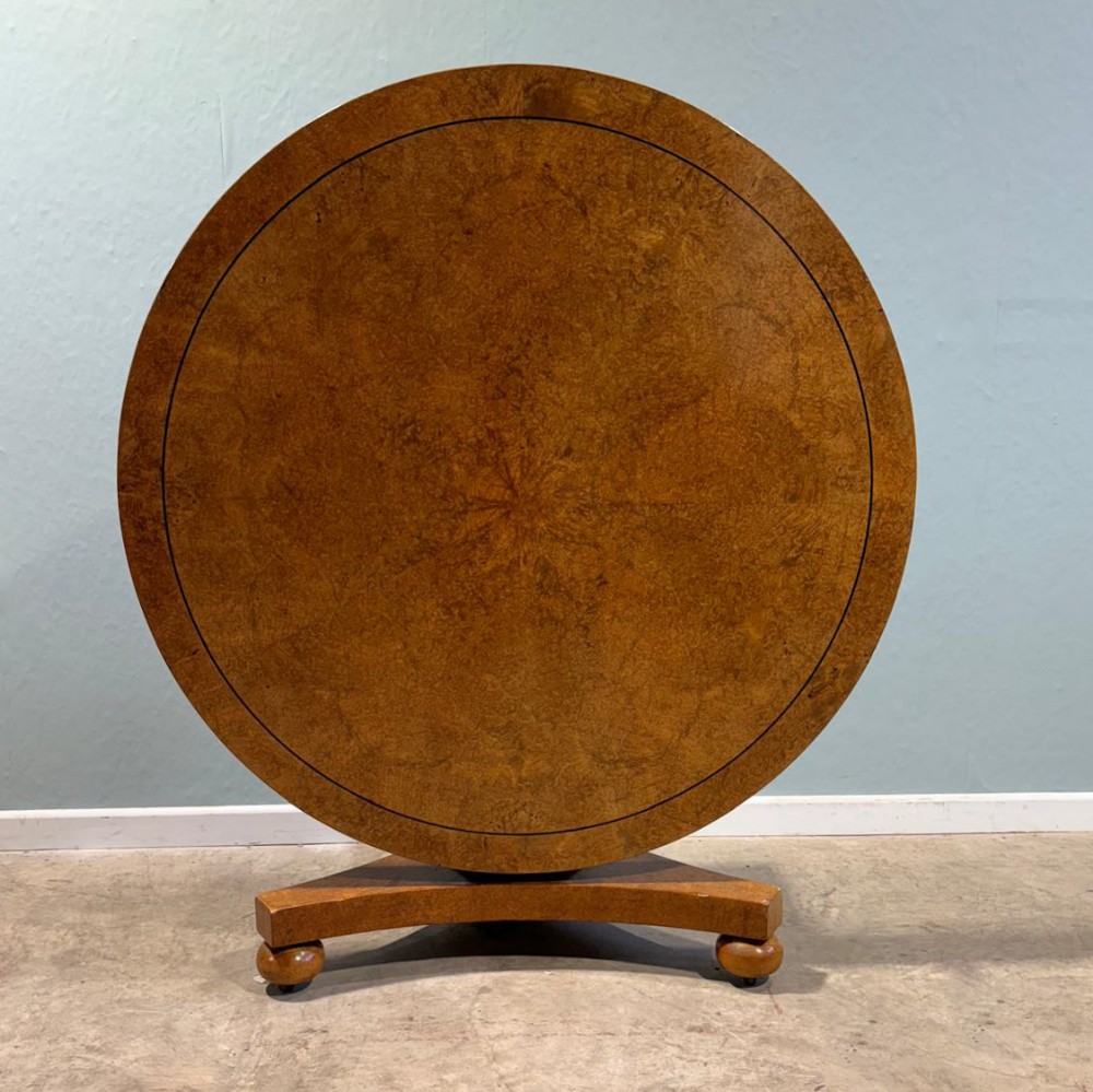 19th C Amboyna Centre Table