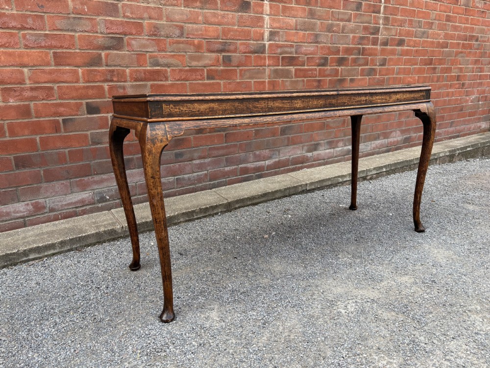 18th century Geo II oak narrow table View III