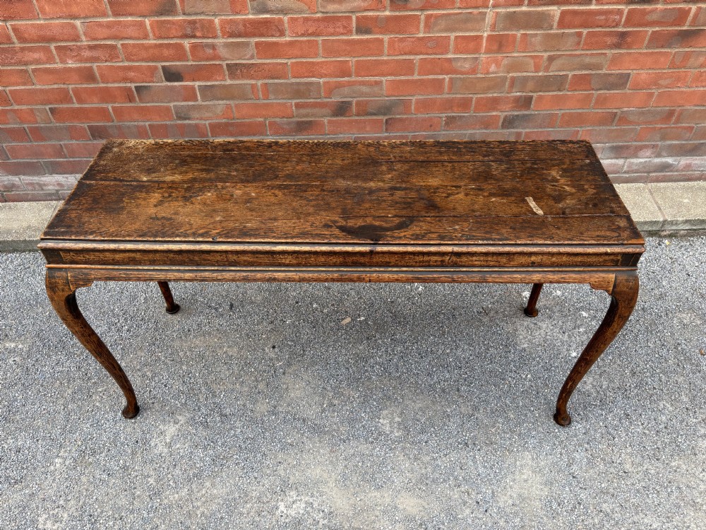 18th century Geo II oak narrow table View IV