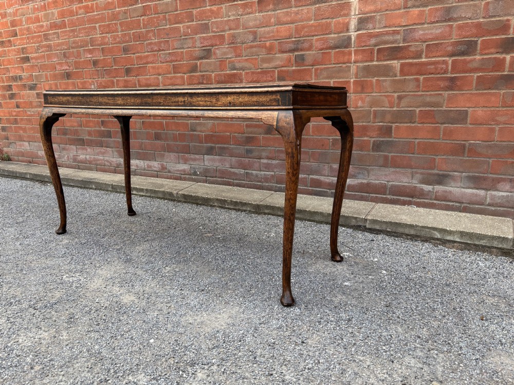 18th century Geo II oak narrow table View V