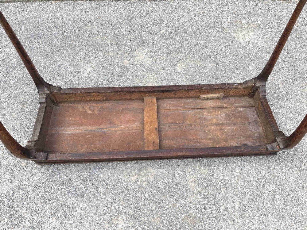 18th century Geo II oak narrow table View VI