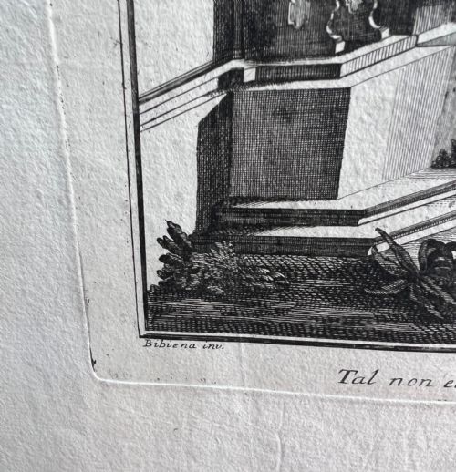 C1790S ENGRAVING CAMO MARZIO ROME ITALY LARGE ENGRAVING BY AMBROGIO ORIO - ADDITIONAL PHOTO 1