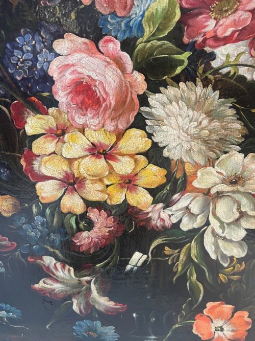 LATE18THEARLY 19TH CENTURY OIL ON CANVAS LARGE DUTCH STILL LIVES - ADDITIONAL PHOTO 10