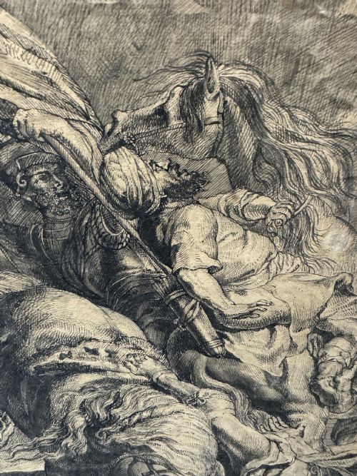 AFTER RUBENS LATE 17TH CENTURY OLD MASTER DRAWING PEN AND INK - ADDITIONAL PHOTO 5