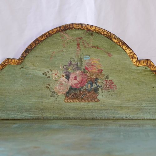 ANTIQUE TYROLEAN PAINTED FOLK CHEST OF DRAWERS - ADDITIONAL PHOTO 7