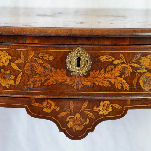 19TH CENTURY DUTCH MARQUETRY INLAID SIDE TABLE - ADDITIONAL PHOTO 1