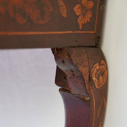 19TH CENTURY DUTCH MARQUETRY INLAID SIDE TABLE - ADDITIONAL PHOTO 9