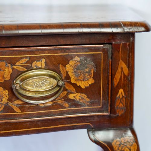 19TH CENTURY DUTCH MARQUETRY INLAID SIDE TABLE - ADDITIONAL PHOTO 12