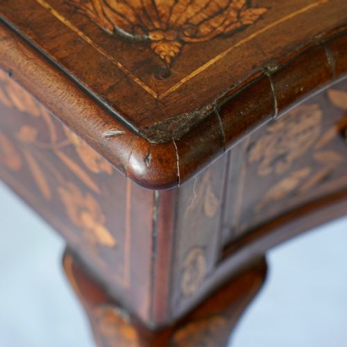 19TH CENTURY DUTCH MARQUETRY INLAID SIDE TABLE - ADDITIONAL PHOTO 16