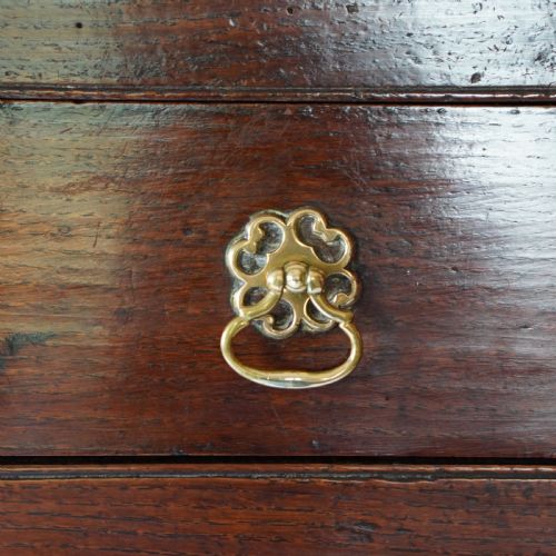 LARGE GEORGE II OAK DOUBLE FLOORSTANDING CORNER CUPBOARD - ADDITIONAL PHOTO 20