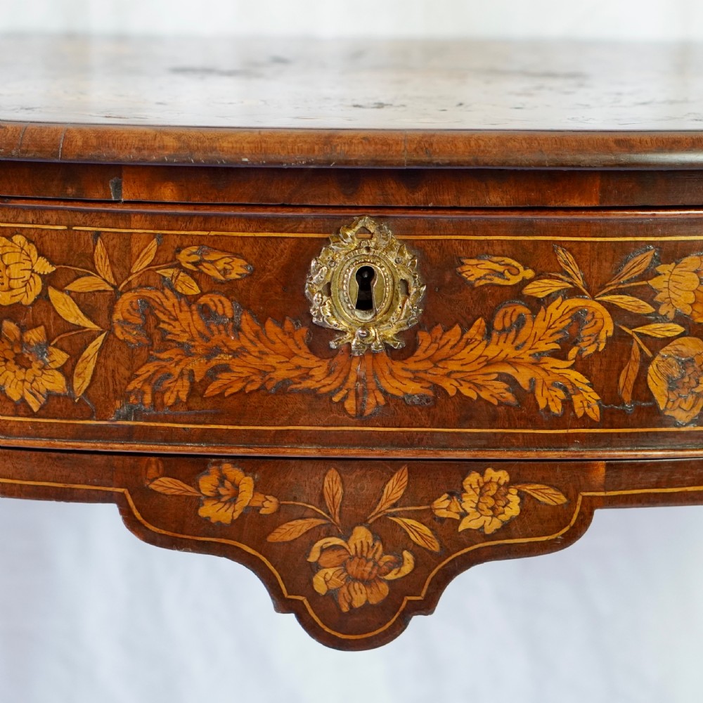 19th Century Dutch Marquetry Inlaid Side Table View II