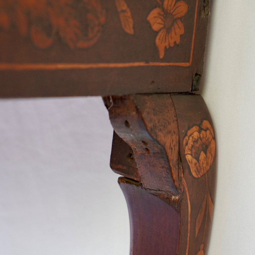 19th Century Dutch Marquetry Inlaid Side Table View X