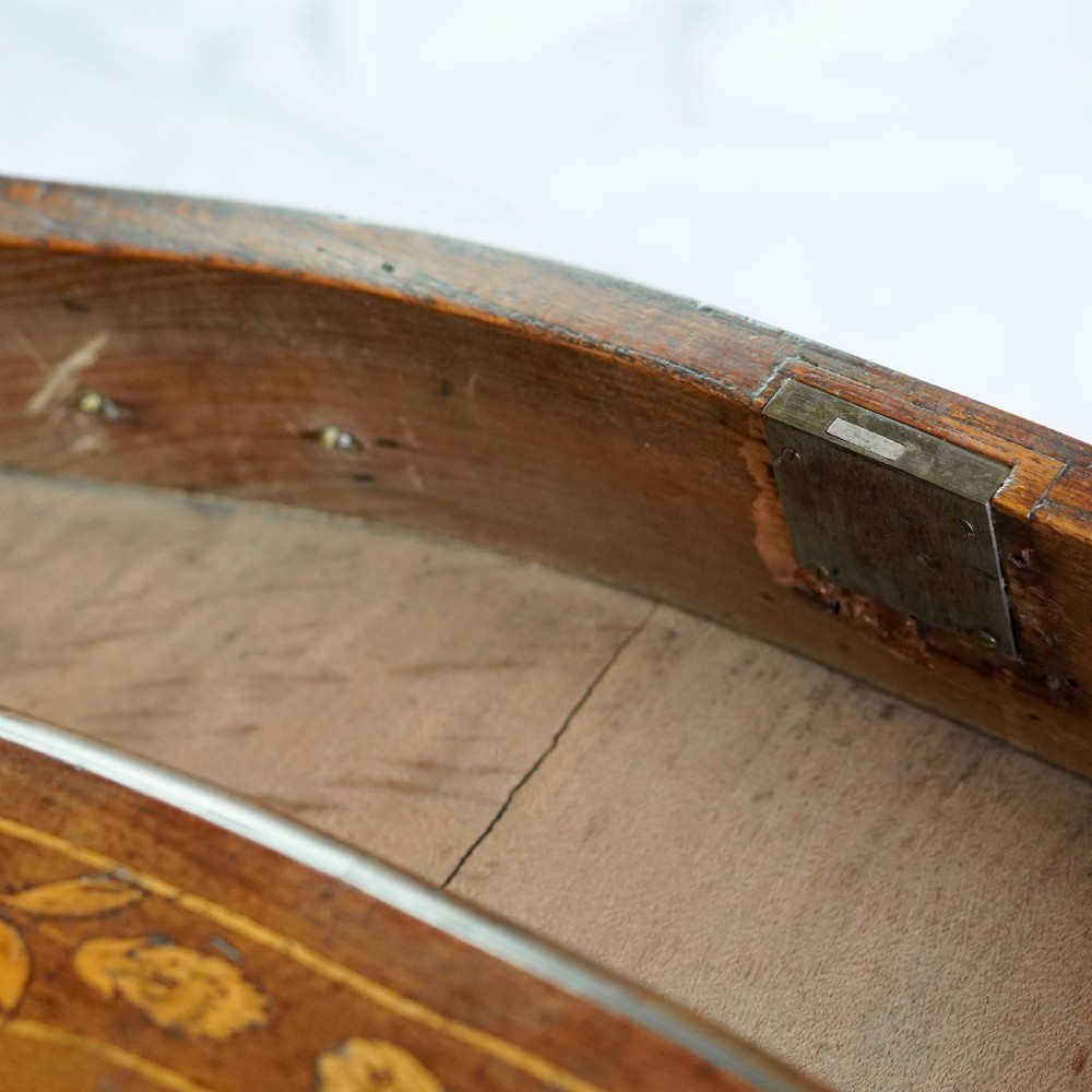 19th Century Dutch Marquetry Inlaid Side Table View XV