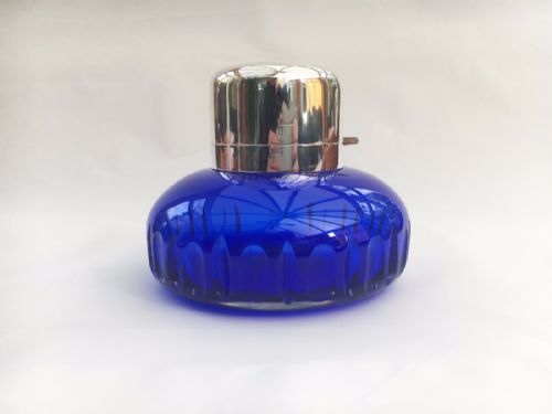 A Stunning Large Victorian Silver Mounted Cologne Bottle.