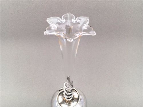 fig 1. An unusual Victorian Silver Stem Vase.