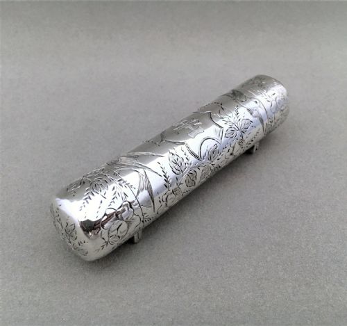 fig 1. An exquisite Victorian silver scent and vinaigrette