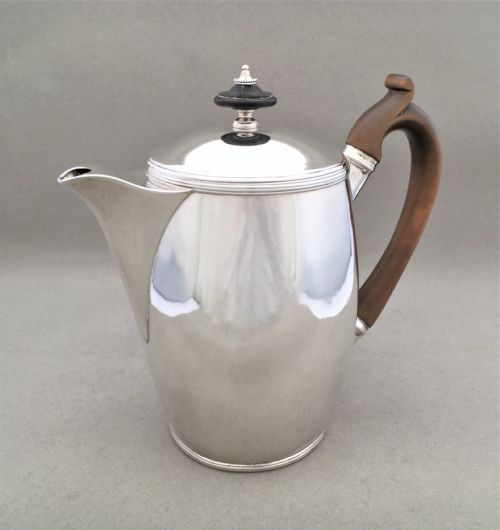 A Fabulous 18th Century Silver Hot Water/coffee Pot
