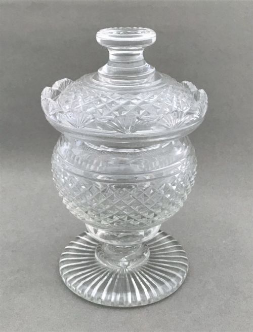 A Superb Regency Cut Glass Bonboniere