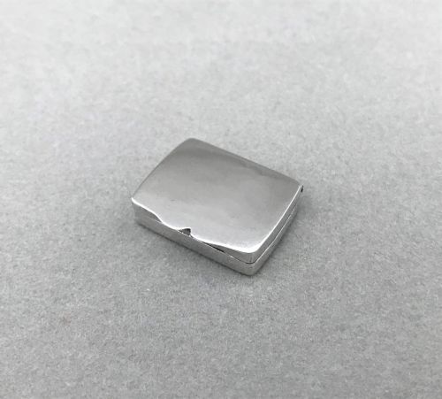 A Delightful Small Edwardian Silver Pill Box