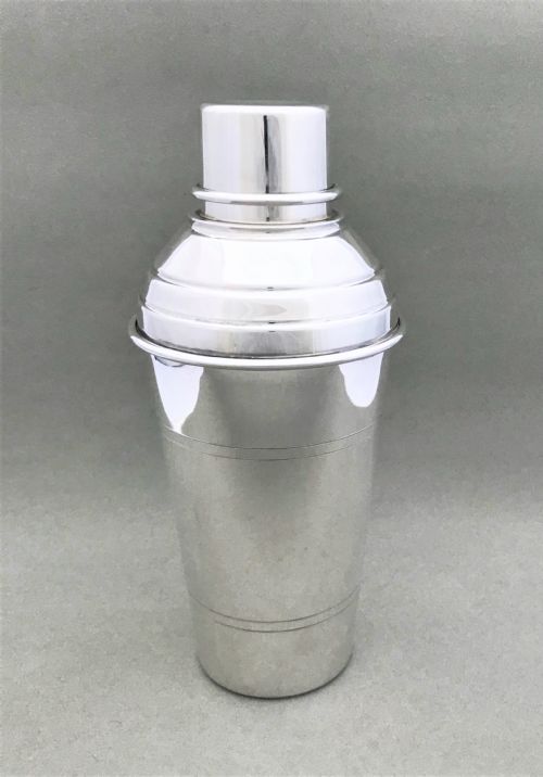 An Attractive Art Deco Silver Plated Cocktail Shaker