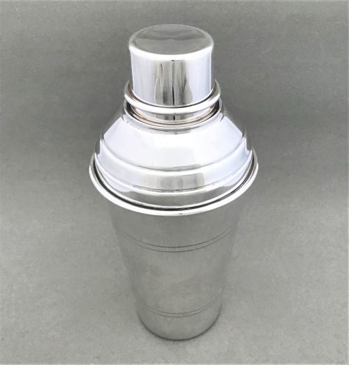 fig 1. An attractive Art Deco silver plated cocktail shaker