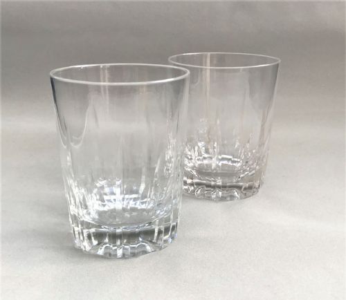 A Handsome Pair of Victorian Cut Glass Whisky Tumblers