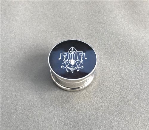 A Stunning Silver & Tortoiseshell Pill Box
