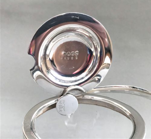 fig 1. A superb Edwardian silver plated preserve jar & spoon