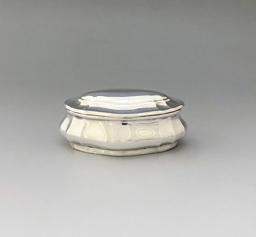fig 1. A delightful Victorian silver trinket box