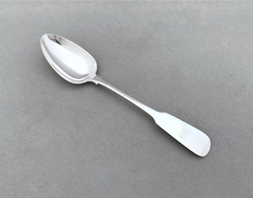 A Desirable Georgian Irish Silver Dessert Spoon