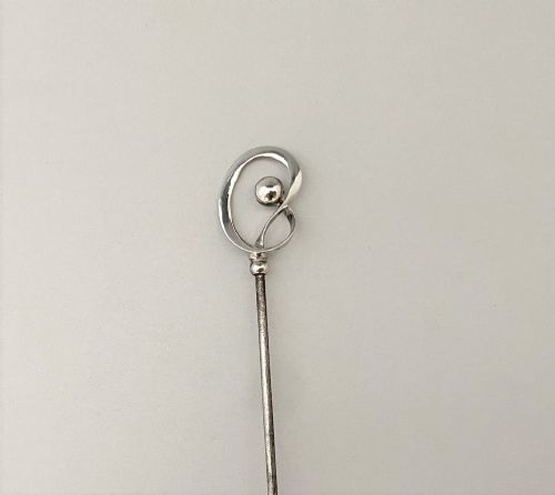 A Lovely Charles Horner Edwardian Silver Hatpin