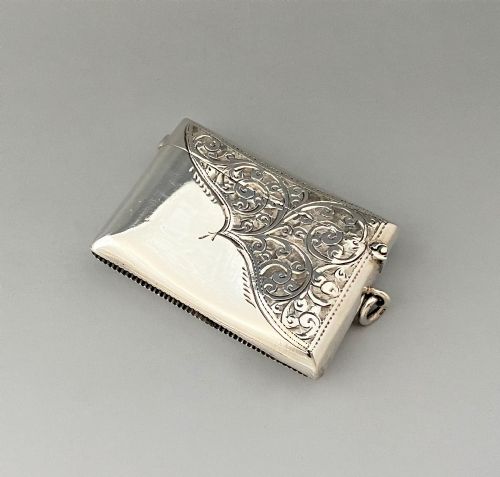 fig 1. A gorgeous Edwardian silver vesta