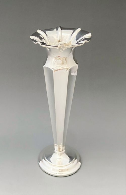 A Handsome Edwardian Silver Vase