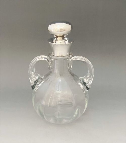 A Superb Victorian Silver Mounted Liqueur Decanter