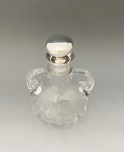 fig 1. A superb Victorian silver mounted liqueur decanter