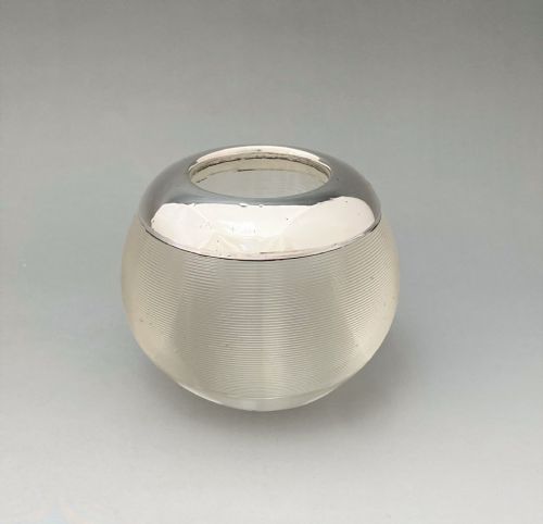 A Very Large Silver Mounted Match Striker
