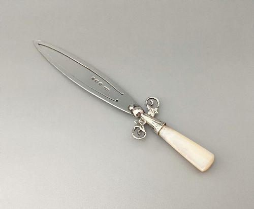 A Delightful Edwardian Novelty Silver Dagger Bookmark