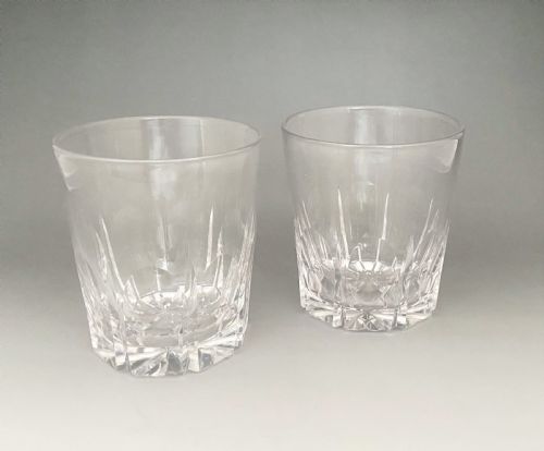 A Superior Pair of 19th Century Cut Glass Whisky Tumblers