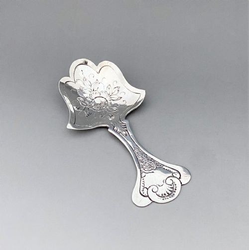 A Most Unusual Georgian Silver Caddy Spoon