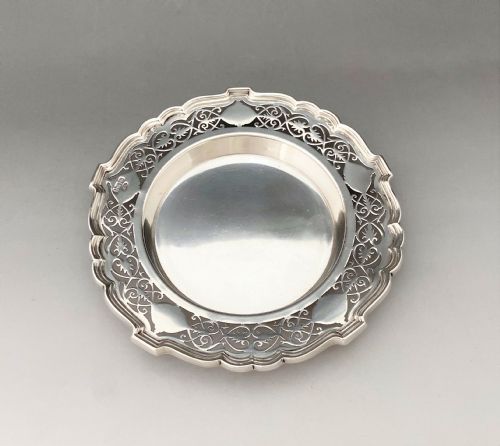A Superb Edwardian Silver Bottle/decanter Coaster