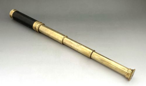 fig 1. A good late Victorian three draw telescope