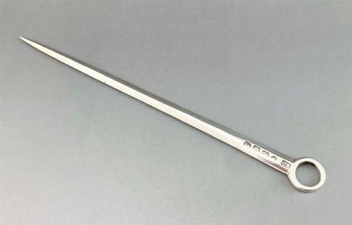 A Charming Georgian Silver Game Skewer