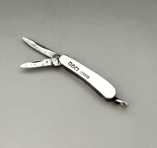A Miniature Victorian Silver Pen Knife